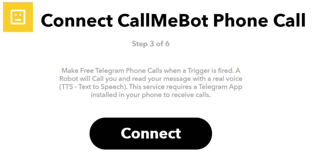 Callmebot Api Key IFTTT Service for Telegram Phone Calls - CallMeBot API