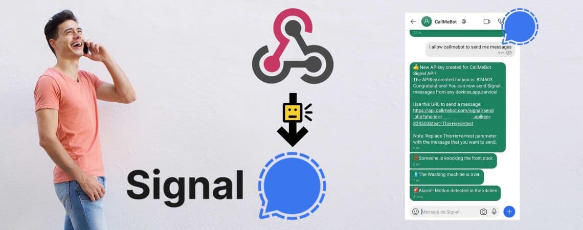 Send Signal Messages from simple REST API