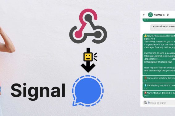 Send Signal Messages from simple REST API
